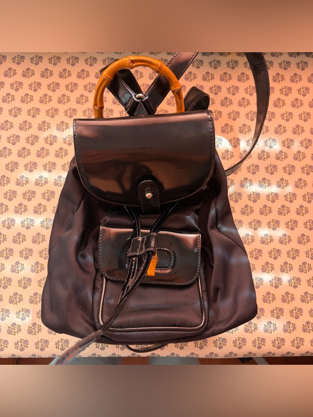 Vintage Gucci Mini Backpack Purse